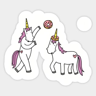 Unicorn Ring Toss Sticker